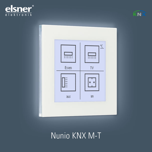 Flexibel use of spaces with the universal push-button Nunio KNX M-T